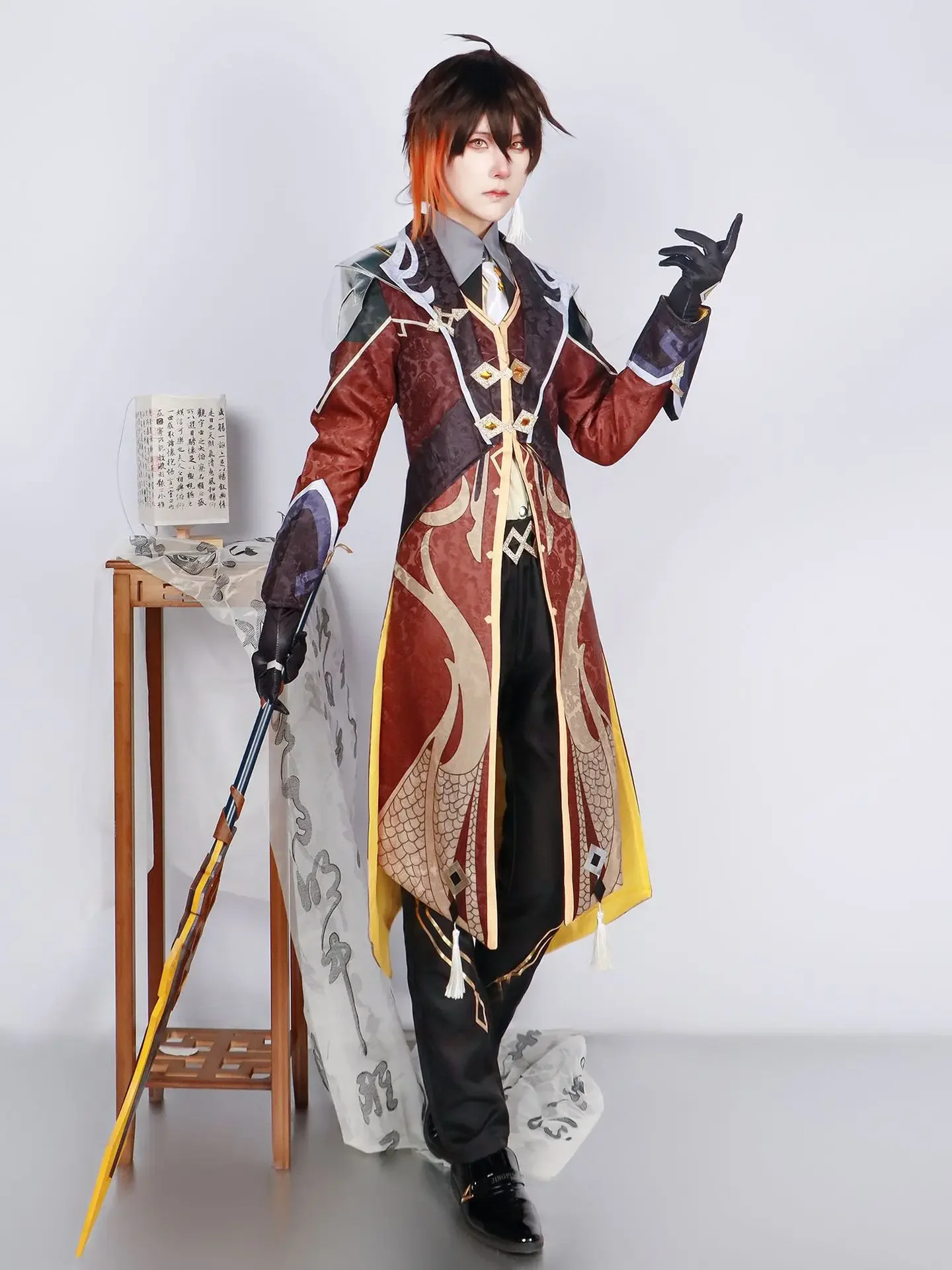 Anime Cosplay Dress For Men - Genshin Impact Zhongli Cosplay Costume Adult