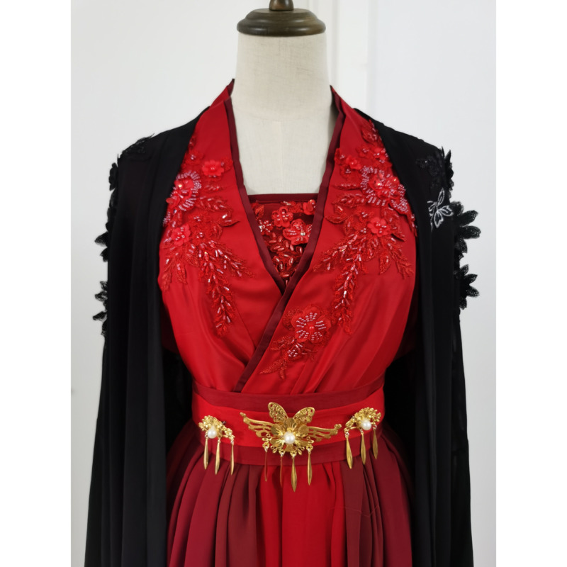 Jiu Jingyi's Black And Red Han - Anime Cosplay Red review and price