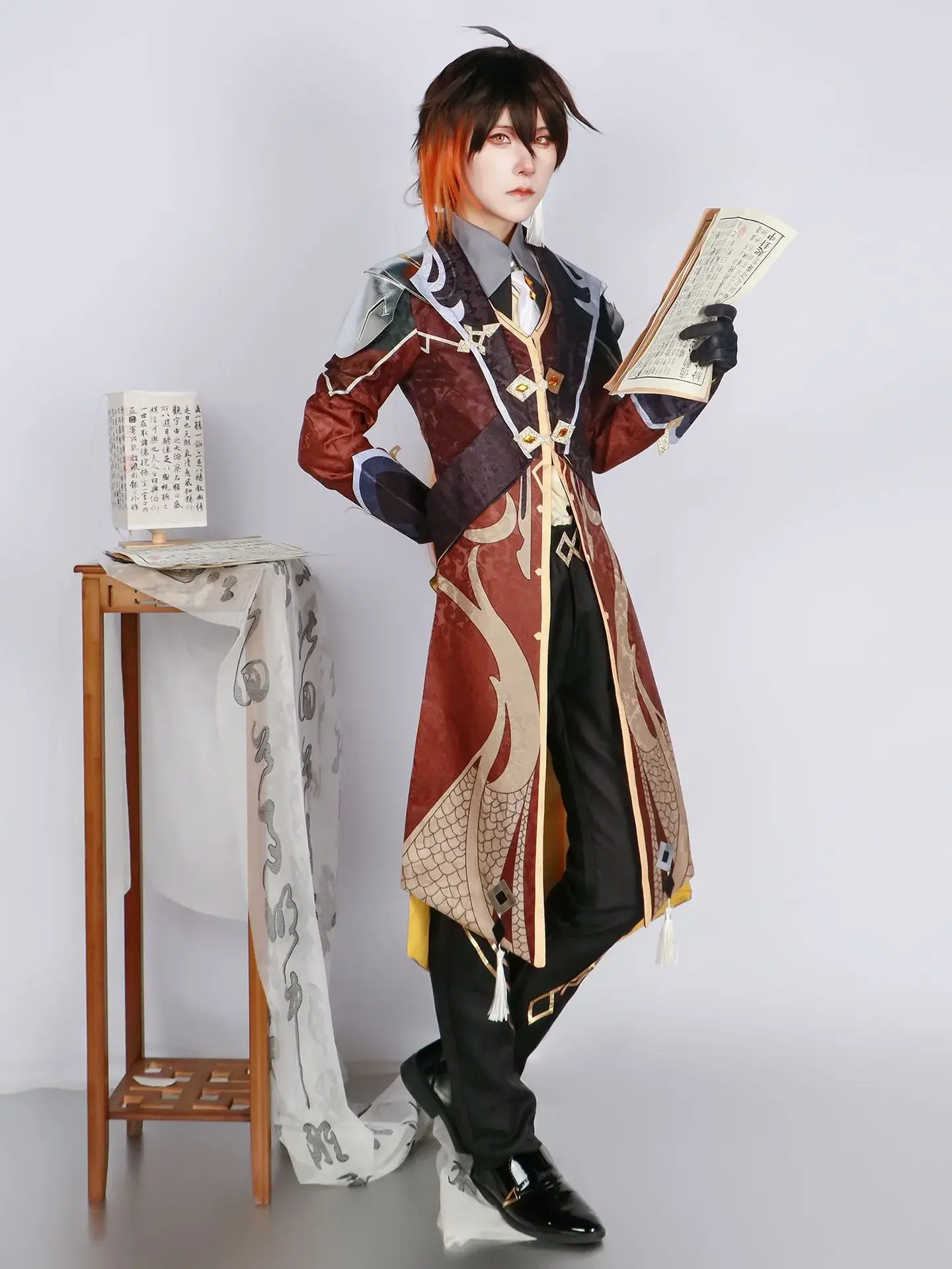 Genshin Impact Zhongli Cosplay - Anime Cosplay Dress For Men review and price