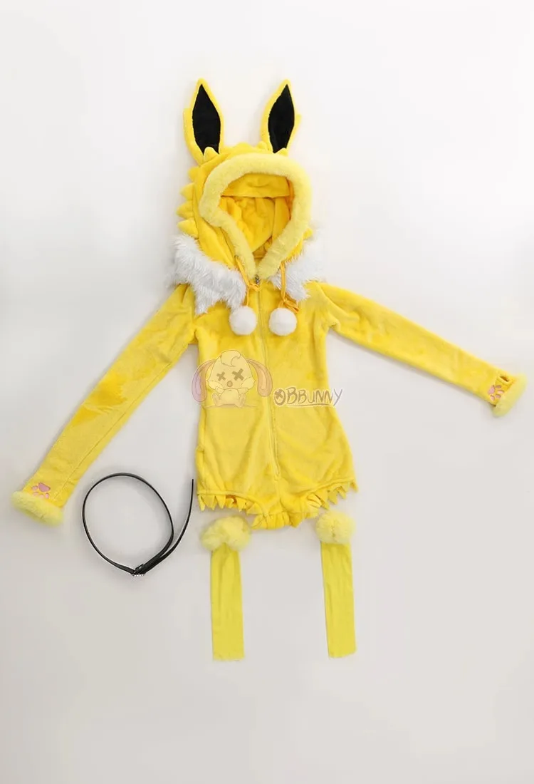 Sexy Deep V Hooded Bodysuit So - Anime Cosplay Bodysuit review and price