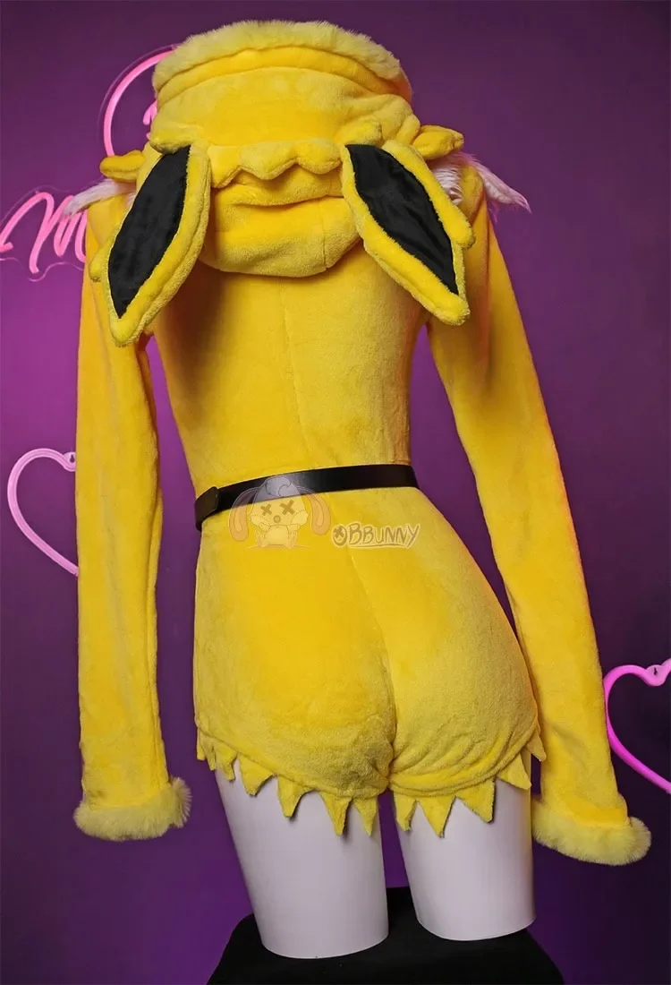 Sexy Deep V Hooded Bodysuit So - Anime Cosplay Bodysuit review and price