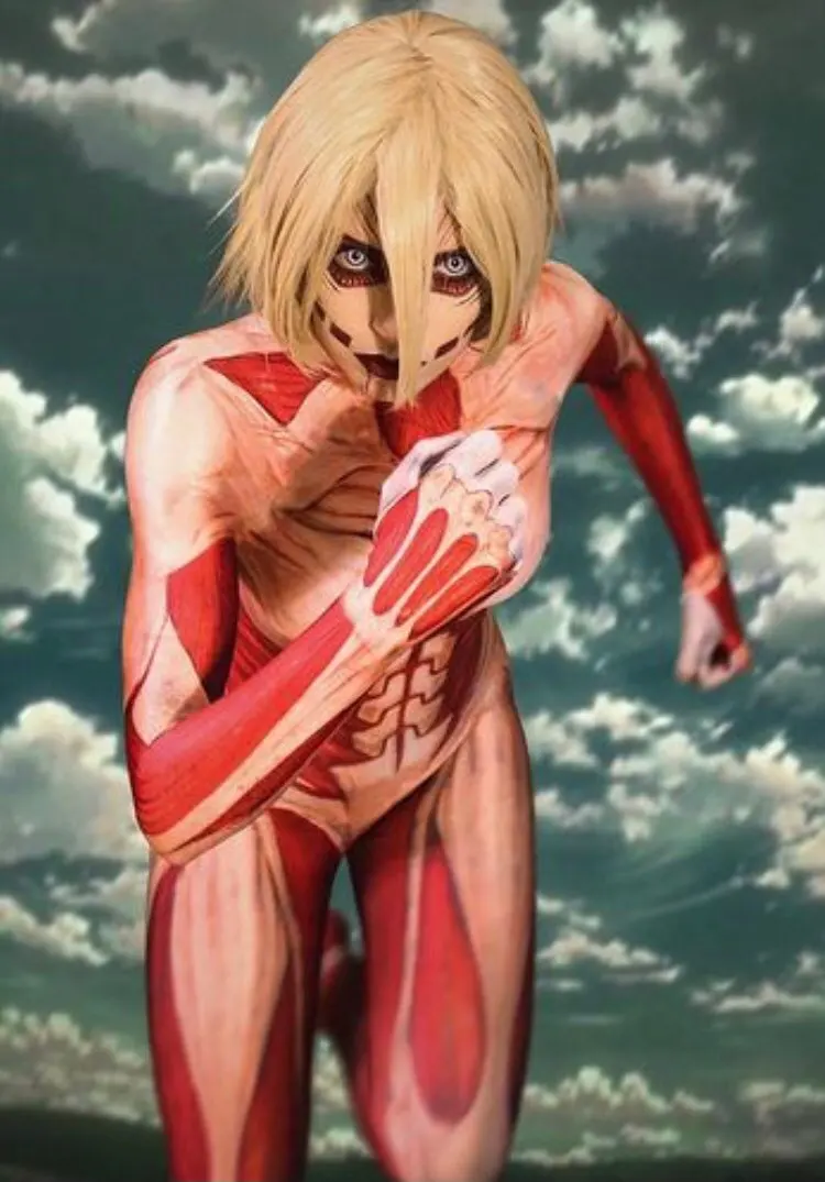 Halloween Woman Attack on Tita - Anime Cosplay Bodysuit review and price