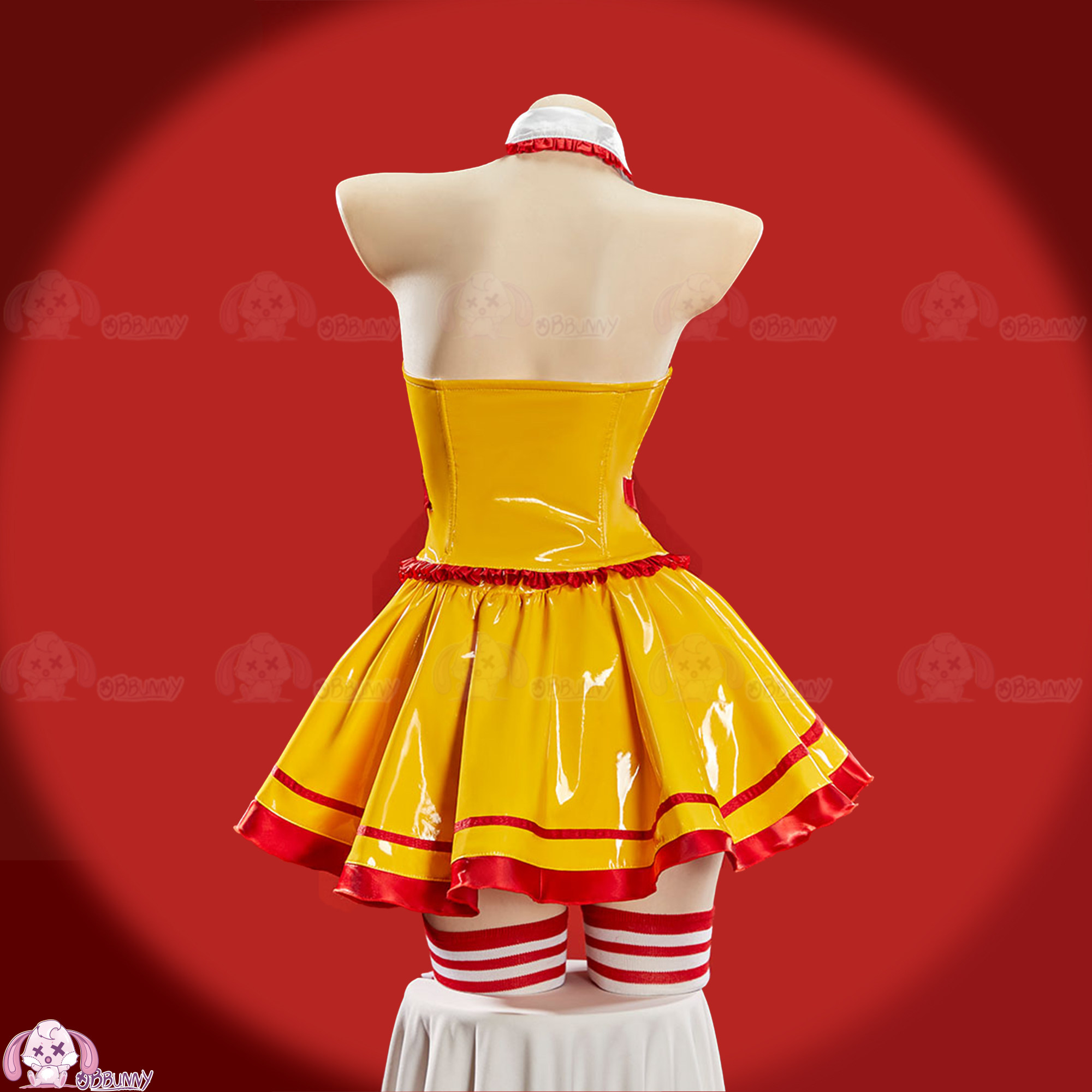 Miku Fanart Cosplay Costume PU - Anime Cosplay Red review and price