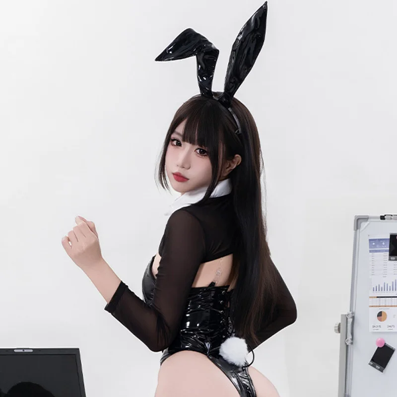 Anime Coffee Bar Bunny Girl Ma - Anime Cosplay Bodysuit review and price