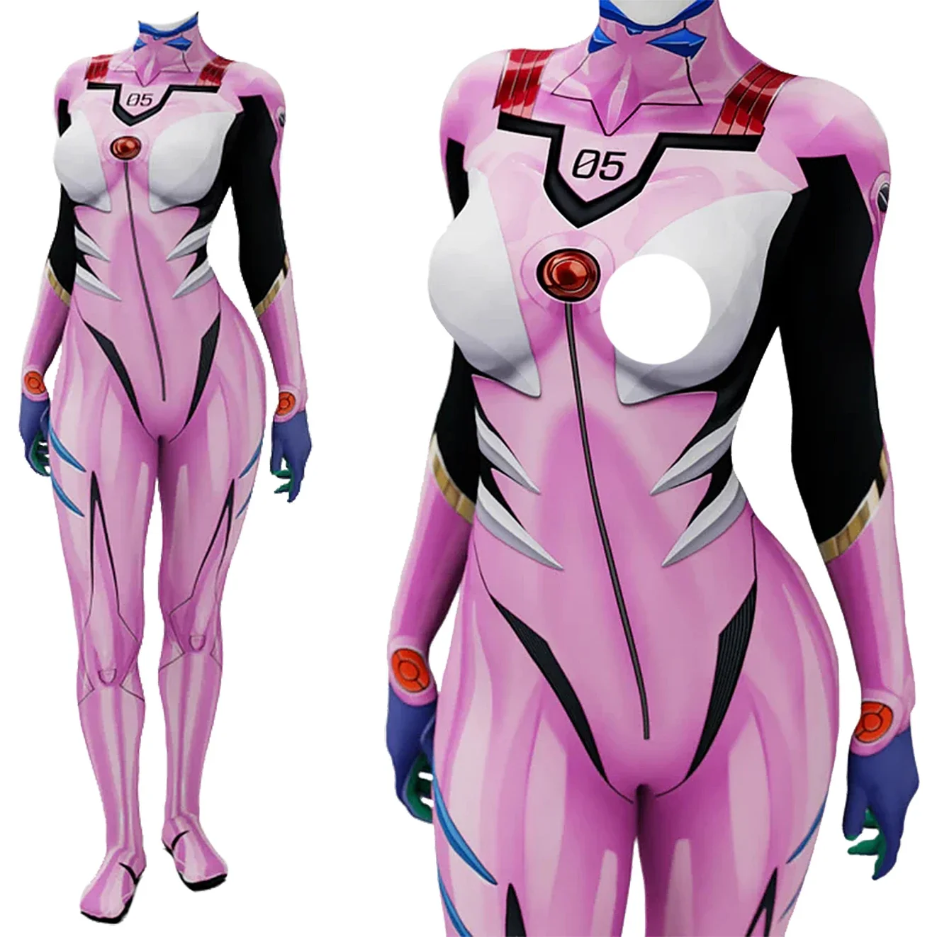 Anime EVA 05 Makinami Cosplay  - Anime Cosplay Bodysuit review and price