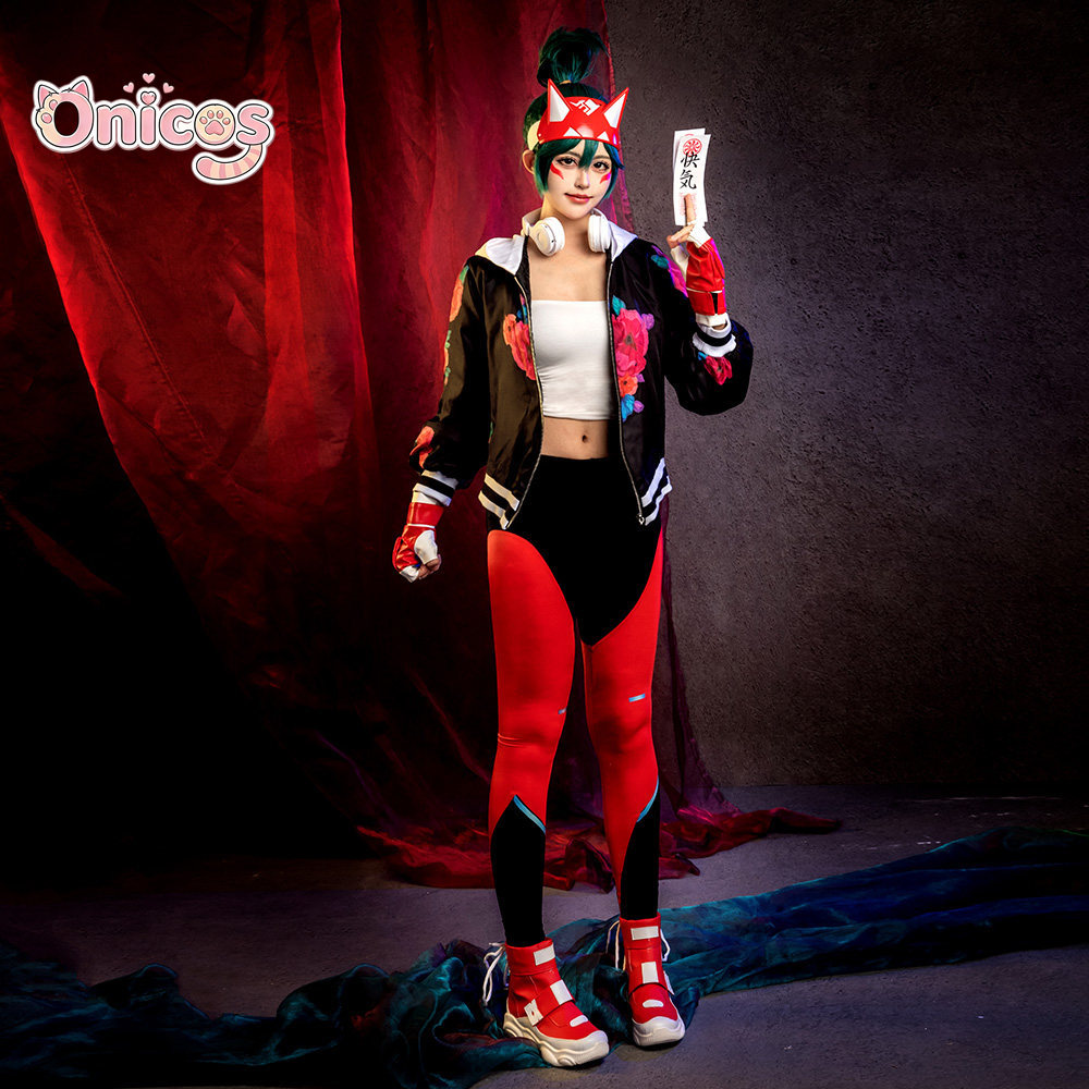 Overwatch 2 Kiriko Cosplay Cos - Anime Cosplay Red review and price